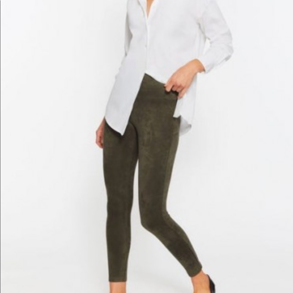JMclaughlin Lori Legging suede in Olive